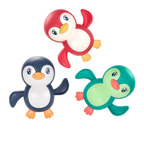 Hohopeti 3 Stück Teiliges Badewannenspielzeug für Junge Mädchen Buntes Aufziehbares Pinguin badespielzeug zum Schwimmen und Schweben Kindersicher ohne Batterien Fördert Kreativität und Hohopeti 3 Stück Teiliges Badewannenspielzeug für Junge Mädchen Buntes Aufziehbares Pinguin badespielzeug zum Schwimmen und Schweben Kindersicher ohne Batterien Fördert Kreativität und von Hohopeti