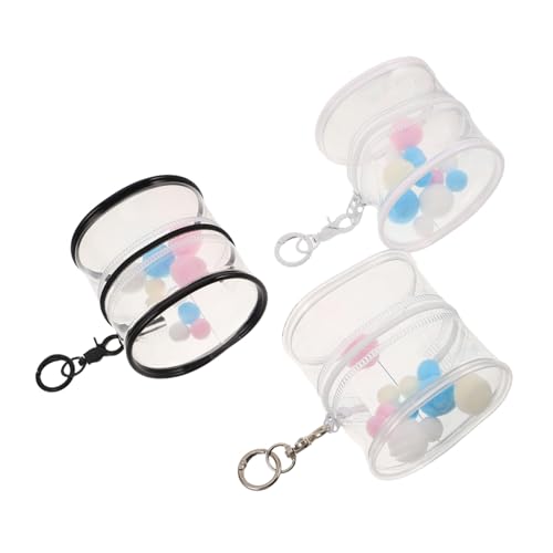 Hohopeti 3 Stück Teiliges Transparentes PVC Display für Figuren und Puppen Tragbarer Organizer mit Schlüsselanhänger und Plüschbällen Hängender Aufbewahrungsbeutel in und Transparent Hohopeti 3 Stück Teiliges Transparentes PVC Display für Figuren und Puppen Tragbarer Organizer mit Schlüsselanhänger und Plüschbällen Hängender Aufbewahrungsbeutel in und Transparent von Hohopeti