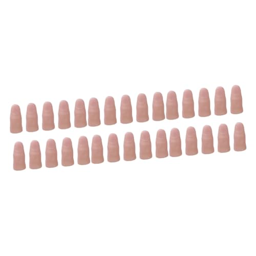 Hohopeti 30 STK Daumenspitzen Finger Streich Spielzeug Hand Handgelenk Boutique-Spielzeug kniffliges Spielzeug Fake Finger Nails Bühnenshow-Requisite Trickfinger von Hohopeti