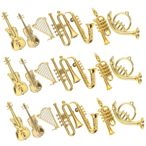Hohopeti 35 Stück Miniatur Musikinstrument Dekoration Miniatur Kupferinstrumente Gitarren Ornament Ukulelen Ornament Modellgitarre Posaunen Ornamente Instrumenten Ornamente Hohopeti 35 Stück Miniatur Musikinstrument Dekoration Miniatur Kupferinstrumente Gitarren Ornament Ukulelen Ornament Modellgitarre Posaunen Ornamente Instrumenten Ornamente von Hohopeti