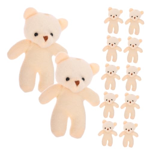 Hohopeti 36 STK Mini-Puppe kuschelbären Little Bear Geschenkidee Kuschelbärchen Plüschbärchen Bärenballons Mini-Bären verschleißfestes Bärendekor verschleißfeste kleine Bären PP Baumwolle von Hohopeti