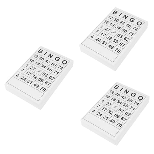 Hohopeti 360 STK Bingo-Karte Bingospiel für Erwachsene Spielzeug für Kleinkinder Bingo Set Bingo trinkspiel Bingokarten für Kinder Bingokarten für Kleinkinder beschichtetes Papier von Hohopeti