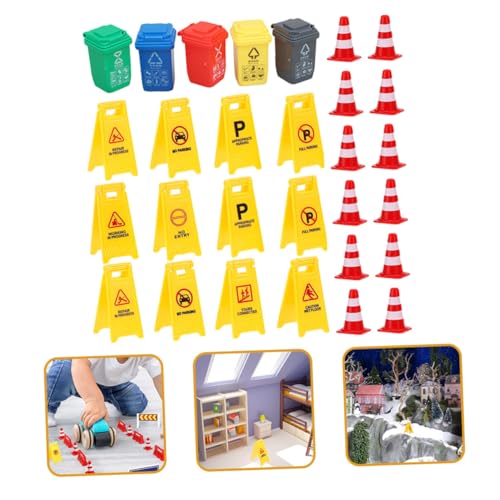 Hohopeti 37 Stück Teiliges Verkehrserziehungsspielzeug für Englische Warnschilder Pädagogisches Lernspielzeug zur Verkehrssicherheit Tragbares für Ab Jahren Hohopeti 37 Stück Teiliges Verkehrserziehungsspielzeug für Englische Warnschilder Pädagogisches Lernspielzeug zur Verkehrssicherheit Tragbares für Ab Jahren von Hohopeti
