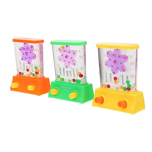 Hohopeti 3St Wasserspielmaschine interaktives Spielzeug Kinder Outdoor Spielzeug Wasserring-Spiel Handheld-Wasserringspiel Spielspielzeug mit Wasserzwinge Intellektuelles Spielzeug Abs von Hohopeti