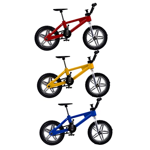 Hohopeti 3Stücke Mini Legierung Finger Bikes Fingerspielzeug für Fingerbewegung Leichtes und Tragbares Fingerspielzeug Bunten Farben für Unterwegs und Fidget Hohopeti 3Stücke Mini Legierung Finger Bikes Fingerspielzeug für Fingerbewegung Leichtes und Tragbares Fingerspielzeug Bunten Farben für Unterwegs und Fidget von Hohopeti