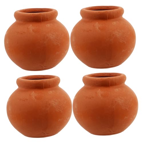 Hohopeti 4 STÜCKE Teiliges Miniatur Keramik Blumentopf Realistische Kleine Tontöpfe für Puppenhaus Dekoration Vielseitig für DIY Bastelprojekte Süße Mini Blumentöpfe für Sukkulenten und Hohopeti 4 STÜCKE Teiliges Miniatur Keramik Blumentopf Realistische Kleine Tontöpfe für Puppenhaus Dekoration Vielseitig für DIY Bastelprojekte Süße Mini Blumentöpfe für Sukkulenten und von Hohopeti