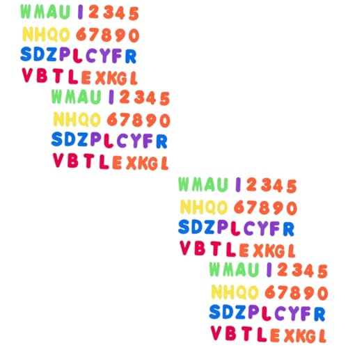 Hohopeti 4 Sätze Worterkennungs-Badespielzeug für Kinder Puzzle-Spielzeug Buchstaben Badespielzeug Aqua Spielzeug wasserspielzeuge Buchstaben Spielzeug Lernspielzeug für Kinder Colorful von Hohopeti