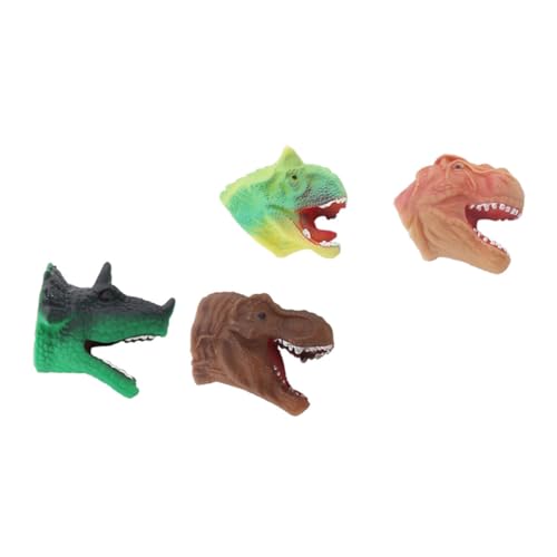 Hohopeti 4 Stück Teiliges Dino Fingerpuppen Dinosaurier Kopfspielzeug für Interaktive Handpuppen Styracosaurus Triceratops und Brachiosaurus Praktisches Kreatives Ab Jahren Hohopeti 4 Stück Teiliges Dino Fingerpuppen Dinosaurier Kopfspielzeug für Interaktive Handpuppen Styracosaurus Triceratops und Brachiosaurus Praktisches Kreatives Ab Jahren von Hohopeti