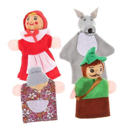 Hohopeti 4 Stück Teiliges Holz Tier fingerpuppen Sanft Sicher Pädagogisch für Kleinkinder und Eltern Junge Storytelling Requisiten für Jungen Mädchen Hohopeti 4 Stück Teiliges Holz Tier fingerpuppen Sanft Sicher Pädagogisch für Kleinkinder und Eltern Junge Storytelling Requisiten für Jungen Mädchen von Hohopeti