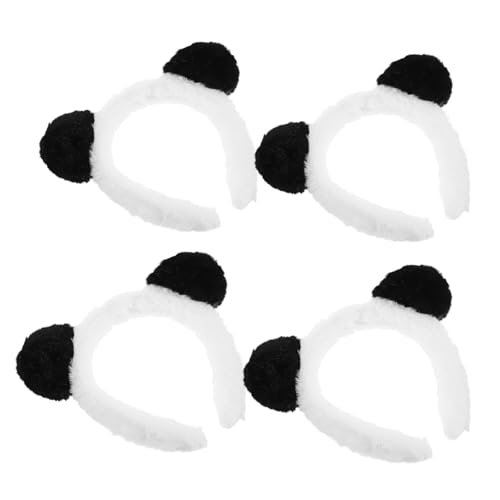 Hohopeti 4 Stück Teiliges Panda Ohren Haarband Leichtes Weiches Tierkostüm-accessoire für Karneval Make-up-party Wiederverwendbar Komfortabel Niedliches Panda Design Hohopeti 4 Stück Teiliges Panda Ohren Haarband Leichtes Weiches Tierkostüm-accessoire für Karneval Make-up-party Wiederverwendbar Komfortabel Niedliches Panda Design von Hohopeti
