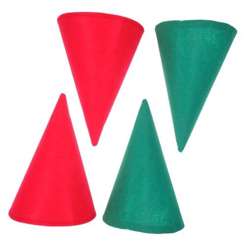 Hohopeti 4 Stück Teiliges Zwergenmützen aus Filz Robuste Elf Zipfelmützen für Weihnachten Halloween und Karneval Leichte Unisex Dwarf Hats für Fasching Party und Cosplay Hohopeti 4 Stück Teiliges Zwergenmützen aus Filz Robuste Elf Zipfelmützen für Weihnachten Halloween und Karneval Leichte Unisex Dwarf Hats für Fasching Party und Cosplay von Hohopeti