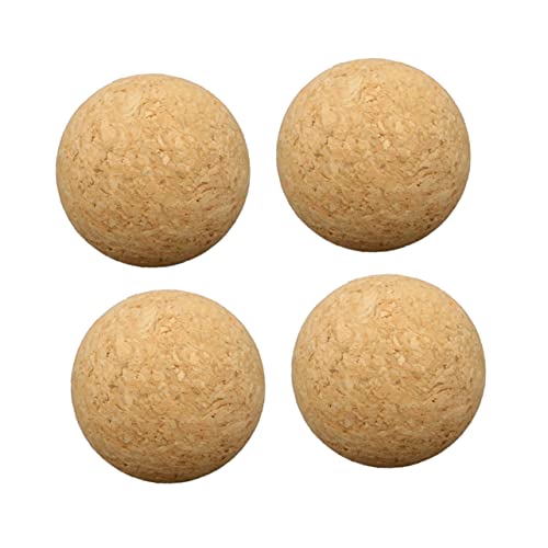 Hohopeti 4 Stück tischkicker Ball interaktives Spielzeug kinderspielzeug Mini-Fußball aus Kork Ersatzbälle für Tischfußball Kinder fußball Kinderfußball Mini-Tischkicker -Fuß aus Holz von Hohopeti