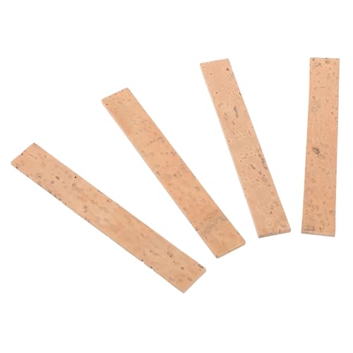 Hohopeti 4 Teiliges Musikinstrumenten Zubehör Korken Saxophon Kork Set Sax Hals Kork Pads Saxophon Kork Klarinette Kork Set Instrumentenreparatur Kork Instrument Holz von Hohopeti