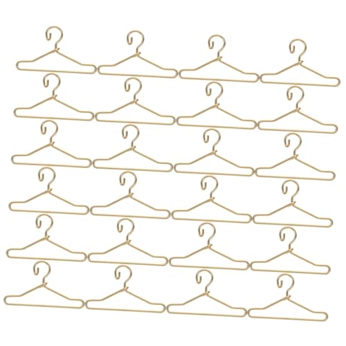 Hohopeti 40 Stück Mini Metallkleiderbügel für Puppenkleidung Stabile Goldfarbene Miniaturbügel für Puppenkleider für Puppenschrank und Miniaturhaus Dekoration Hohopeti 40 Stück Mini Metallkleiderbügel für Puppenkleidung Stabile Goldfarbene Miniaturbügel für Puppenkleider für Puppenschrank und Miniaturhaus Dekoration von Hohopeti