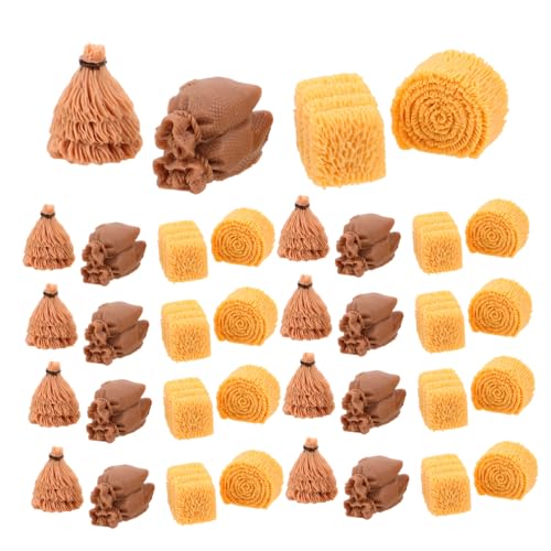 Hohopeti 40 Stück Miniatur Heuballen Realistische Bauernhof Deko Miniatur Heustapel Figuren für DIY Basteln Puppenhaus Zubehör Naturgetreue Strohbündel für Herbstdarstellung Kreative Hohopeti 40 Stück Miniatur Heuballen Realistische Bauernhof Deko Miniatur Heustapel Figuren für DIY Basteln Puppenhaus Zubehör Naturgetreue Strohbündel für Herbstdarstellung Kreative von Hohopeti