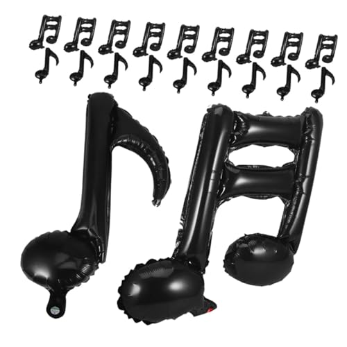 Hohopeti 40 Stück Teiliges Musiknoten Folienballon Schwarz Aluminiumfolie Musik Party Dekoration Vielseitig Einsetzbar für Geburtstagsfeiern Hochzeiten und Brautduschen Konzert und Bar Hohopeti 40 Stück Teiliges Musiknoten Folienballon Schwarz Aluminiumfolie Musik Party Dekoration Vielseitig Einsetzbar für Geburtstagsfeiern Hochzeiten und Brautduschen Konzert und Bar von Hohopeti