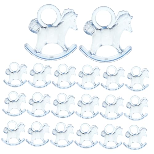 Hohopeti 48 Stück Teiliges Shower Dekorationen Transparente Acryl Schaukelpferd Tischmittelstücke für Feiern und Foto Requisiten Geeignet für Jungen und Mädchen Hohopeti 48 Stück Teiliges Shower Dekorationen Transparente Acryl Schaukelpferd Tischmittelstücke für Feiern und Foto Requisiten Geeignet für Jungen und Mädchen von Hohopeti