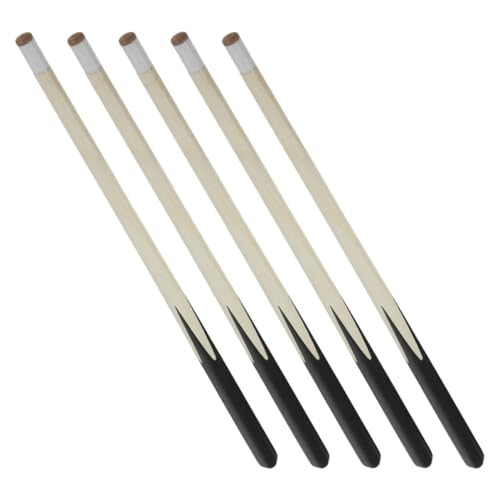 Hohopeti 5 Stück Mini Billard Queue aus Holz Verzugsfrei Robust Kindgerecht Kurze Queue Sticks für Fördert Konzentration Beim Pool Spielbillard Hohopeti 5 Stück Mini Billard Queue aus Holz Verzugsfrei Robust Kindgerecht Kurze Queue Sticks für Fördert Konzentration Beim Pool Spielbillard von Hohopeti