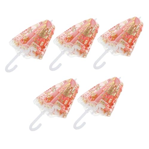 Hohopeti 5 Stück Mini Parasol Mini-Regenschirm Puppenschirme Regenschirme Zubehör für den Puppenhausgarten Kleiner Regenschirm zur Dekoration Kleiner Sonnenschirm Zufällige Farbe Hohopeti 5 Stück Mini Parasol Mini-Regenschirm Puppenschirme Regenschirme Zubehör für den Puppenhausgarten Kleiner Regenschirm zur Dekoration Kleiner Sonnenschirm Zufällige Farbe von Hohopeti