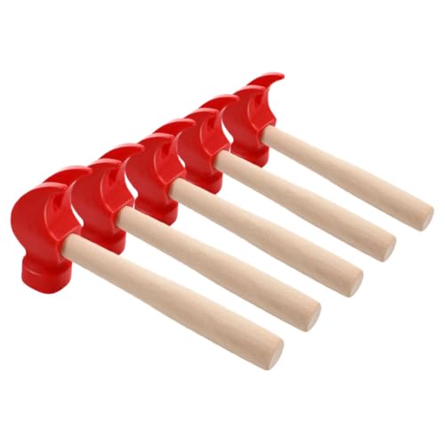 Hohopeti 5 Stück Teiliges Holzspielzeug Hämmer Kindgerechte Simulation Authentische Spielzeugwerkzeuge für Jungen Mädchen Feinmotorik Rollenspiel Hohopeti 5 Stück Teiliges Holzspielzeug Hämmer Kindgerechte Simulation Authentische Spielzeugwerkzeuge für Jungen Mädchen Feinmotorik Rollenspiel von Hohopeti