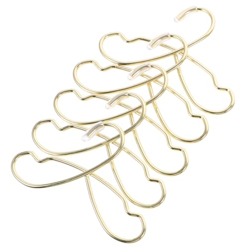 Hohopeti 5 Stück Teiliges Mini Metall Kleiderbügel für Puppenkleider Goldfarbene Hänger für Kleine Puppen Einfache Aufbewahrung und Dekorative Puppenkleidung Organizer Hohopeti 5 Stück Teiliges Mini Metall Kleiderbügel für Puppenkleider Goldfarbene Hänger für Kleine Puppen Einfache Aufbewahrung und Dekorative Puppenkleidung Organizer von Hohopeti