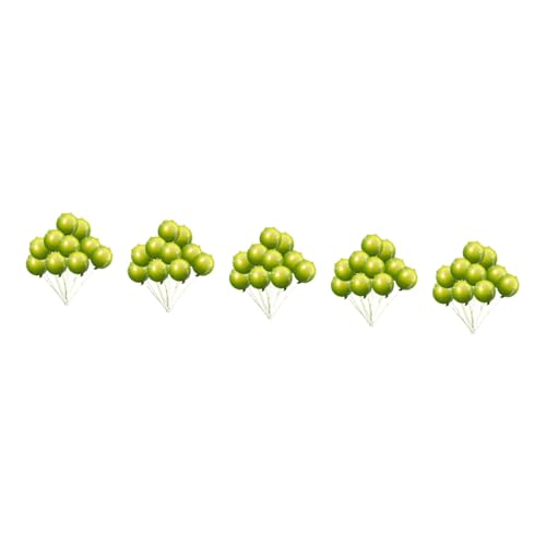 Hohopeti 50 Stück Aufblasbarer Tennisballon Partyzubehör zum Thema Sport Mini-Tennisball-Ballons Tennissport-Ausschnitt Luftballons zur Babyparty aufblasbare Ballons Aluminiumfolie Green von Hohopeti