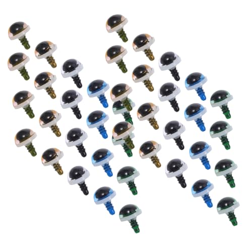 Hohopeti 50 Stück Bunte Kunststoff Katzenaugen für Kuscheltiere Basteln Realistische Amigurumi Steckaugen DIY Plüschtier Augen für Häkeltiere Puppen Zubehör Hohopeti 50 Stück Bunte Kunststoff Katzenaugen für Kuscheltiere Basteln Realistische Amigurumi Steckaugen DIY Plüschtier Augen für Häkeltiere Puppen Zubehör von Hohopeti