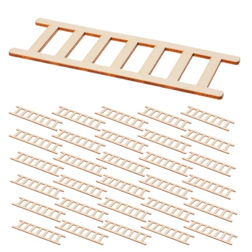 Hohopeti 50 Stück Kleine Holzleiter Kleine Holzleiter Feengarten Zubehör Mini Gartenleiter Miniatur Szenenmodell Miniaturleiter Mini Leiter Khaki Hohopeti 50 Stück Kleine Holzleiter Kleine Holzleiter Feengarten Zubehör Mini Gartenleiter Miniatur Szenenmodell Miniaturleiter Mini Leiter Khaki von Hohopeti