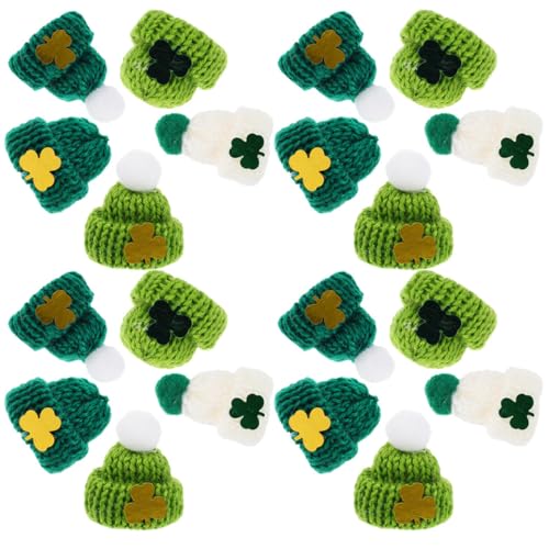 Hohopeti 50 Stück Mini Strickmützen Saint Patrick Day DIY Bastelzubehör Winzige Wollmützen Partydekoration Haarspangen Schmuck Anhänger Zubehör Hohopeti 50 Stück Mini Strickmützen Saint Patrick Day DIY Bastelzubehör Winzige Wollmützen Partydekoration Haarspangen Schmuck Anhänger Zubehör von Hohopeti