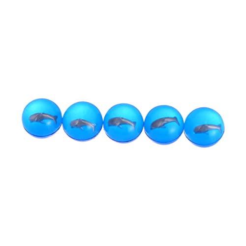 Hohopeti 5st Transparente Kugel Tierspielzeug Hüpfbälle Masse Wasserbälle Für Kinder Klare Wasserbälle Bulk-Mini-Spielzeug Stretch-Ball-Spielzeug Kleiner Hüpfball Springende Bälle Blue von Hohopeti