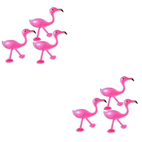 Hohopeti 6 STK Badespielzeug Für Babys Schwimmbecken Für Babys Aufblasbare Aufblasbares Spielzeug Aufblasbare Möbel Aufblasbarer Flamingo Flamingo-Spielzeug von Hohopeti