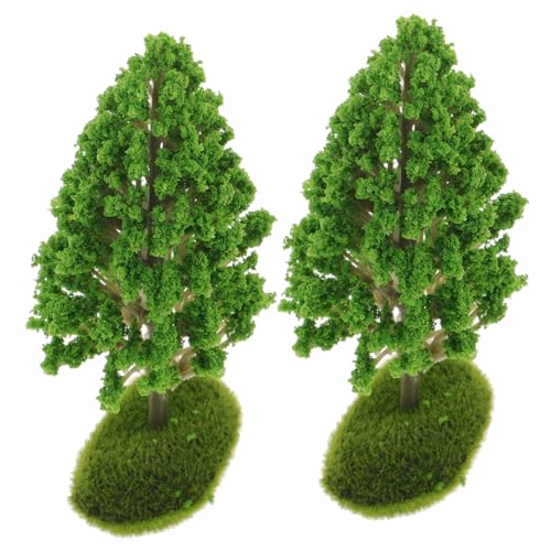 Hohopeti 6 STK Baummodell modellbahn Landschaft Bäume dekorieren künstlicher Miniaturbaum Mini-Modellbäume Fälschung modellbaum Artificial Tree Spielzeugbäume Modellbäume trainieren Plastik von Hohopeti