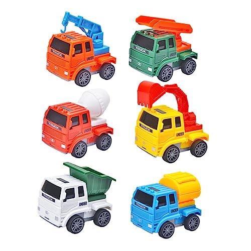 Hohopeti 6 Stück Mini Spielzeugauto Set Zurückziehbare Spielzeuge Bunten Cartoon Designs Ideal Für Kleinkinder Und Vorschulkinder Spaß Und Lernspielzeug Für Jungen Und ädchen von Hohopeti