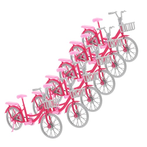 Hohopeti 6 Stück Miniatur Pinkes Fahrrad Modell mit Beweglichen Teilen Leichtes Puppenhaus Zubehör Für Vielfältiges Dollzubehör Und Realistisches Spiel Hohopeti 6 Stück Miniatur Pinkes Fahrrad Modell mit Beweglichen Teilen Leichtes Puppenhaus Zubehör Für Vielfältiges Dollzubehör Und Realistisches Spiel von Hohopeti