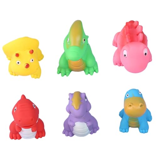 Hohopeti 6 Stück Teiliges Badespielzeug Dinosaurier Weiche Sichere Quietschspielzeuge für Junge Mädchen und Kleinkinder Kompaktes Badewannenspielzeug Hautfreundlich und Strapazierfähig Hohopeti 6 Stück Teiliges Badespielzeug Dinosaurier Weiche Sichere Quietschspielzeuge für Junge Mädchen und Kleinkinder Kompaktes Badewannenspielzeug Hautfreundlich und Strapazierfähig von Hohopeti