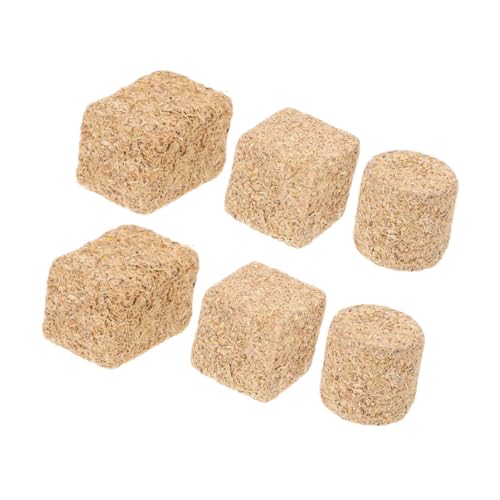 Hohopeti 6 Stück Teiliges Mini Heuballen Realistische Heuhaufen Modellierung DIY Zubehör für Bauernhof Western Party Dekoration Puppenhaus Gartenlandschaft Hohopeti 6 Stück Teiliges Mini Heuballen Realistische Heuhaufen Modellierung DIY Zubehör für Bauernhof Western Party Dekoration Puppenhaus Gartenlandschaft von Hohopeti