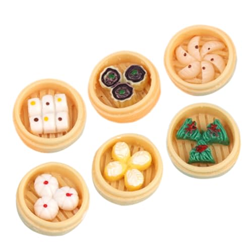Hohopeti 6 Stück Teiliges Miniatur Dampfgarer aus Resin Realistische Miniatur Gedämpfte Brötchen Lebensnahe Essensmodelle für Puppenhaus Fotorequisiten und Küchen Dekoration Hohopeti 6 Stück Teiliges Miniatur Dampfgarer aus Resin Realistische Miniatur Gedämpfte Brötchen Lebensnahe Essensmodelle für Puppenhaus Fotorequisiten und Küchen Dekoration von Hohopeti