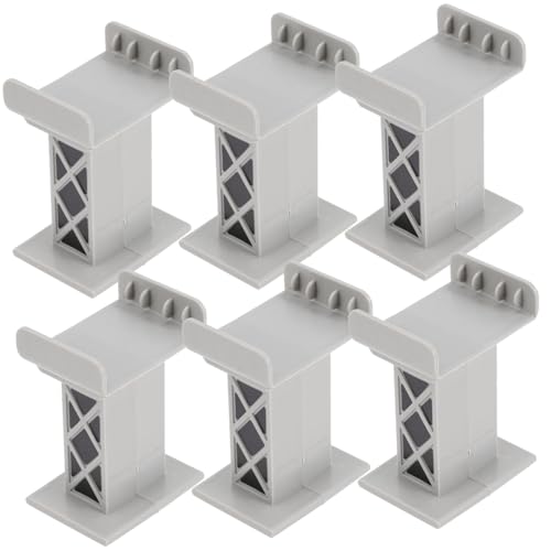 Hohopeti 6 Stück Teiliges Zugbrückenpfeiler Schienenstützen für Holzeisenbahn Kompatibel mit Meisten Robust Leicht als Zubehör Spielzeugeisenbahn Hohopeti 6 Stück Teiliges Zugbrückenpfeiler Schienenstützen für Holzeisenbahn Kompatibel mit Meisten Robust Leicht als Zubehör Spielzeugeisenbahn von Hohopeti