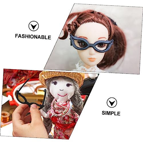 Hohopeti 60 Stück Teiliges Mini puppenbrillen aus Kunststoff Niedliche Schwarze Mini Sonnenbrillen für Puppenhaus zubehör Leicht Robust zum Basteln und Puppenkostüm Geschenk Hohopeti 60 Stück Teiliges Mini puppenbrillen aus Kunststoff Niedliche Schwarze Mini Sonnenbrillen für Puppenhaus zubehör Leicht Robust zum Basteln und Puppenkostüm Geschenk von Hohopeti
