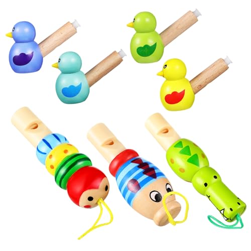 Hohopeti 7 Stück Teiliges Holz Tierpfeifen für Bunte Cartoon Pfeifen aus Langlebigem Holz und PVC Leichte Spielzeugpfeifen für Geburtstagsfeiern Musik und Unterhaltung als Zufällige Farbe Hohopeti 7 Stück Teiliges Holz Tierpfeifen für Bunte Cartoon Pfeifen aus Langlebigem Holz und PVC Leichte Spielzeugpfeifen für Geburtstagsfeiern Musik und Unterhaltung als Zufällige Farbe von Hohopeti