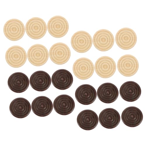 Hohopeti 72 Stück Teiliges Holz Schach und Dame Spielset Kompakte Robuste Spielfiguren in Natur und Dunkelbraun Vielseitig als Brettspielzubehör für Strategisches und Geistiges Training Hohopeti 72 Stück Teiliges Holz Schach und Dame Spielset Kompakte Robuste Spielfiguren in Natur und Dunkelbraun Vielseitig als Brettspielzubehör für Strategisches und Geistiges Training von Hohopeti