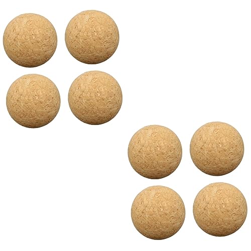 Hohopeti 8 STK -fuß Aus Holz Kleiner Kickertisch Minisport Offizielle Kickerbälle Tischkicker Ball Mini-sportball Spielset Für Kinder Fußbälle Für Kinder Desktop-Spielzeug Bambus von Hohopeti