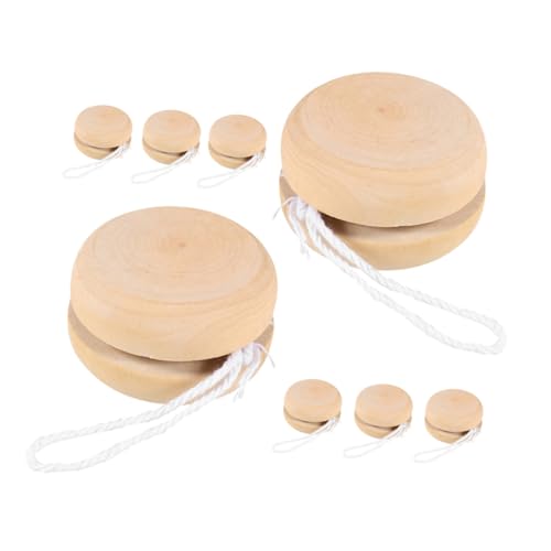 Hohopeti 8 Stück Teiliges Kleine Holz yo yo bälle zum Bemalen DIY kreativspielzeug für Kognitive Tragbares Malspielzeug für Gruppen und Pädagogisches Zeichnen Hohopeti 8 Stück Teiliges Kleine Holz yo yo bälle zum Bemalen DIY kreativspielzeug für Kognitive Tragbares Malspielzeug für Gruppen und Pädagogisches Zeichnen von Hohopeti