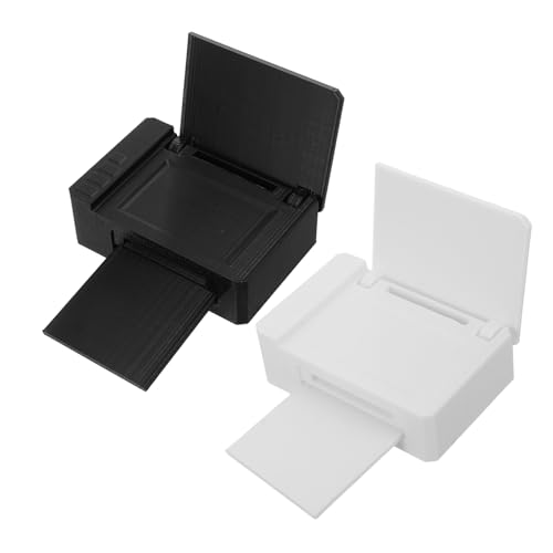 Hohopeti 8 Stück Teiliges Miniatur Bürodrucker Realistische Kleine Schreibtischdrucker Robuste Kunststoffmodelle Tragbare Drucker für Puppenhaus Dekoration und Rollenspiele Hohopeti 8 Stück Teiliges Miniatur Bürodrucker Realistische Kleine Schreibtischdrucker Robuste Kunststoffmodelle Tragbare Drucker für Puppenhaus Dekoration und Rollenspiele von Hohopeti