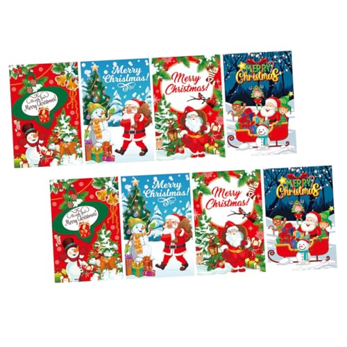 Hohopeti 8 Stück Teiliges Weihnachtsdekor Weinflaschenaufkleber Selbstklebend Mehrfarbige Muster für Party Cocktailbankett Kreative Papieretiketten für Festliche Weinflaschen Dekoration Hohopeti 8 Stück Teiliges Weihnachtsdekor Weinflaschenaufkleber Selbstklebend Mehrfarbige Muster für Party Cocktailbankett Kreative Papieretiketten für Festliche Weinflaschen Dekoration von Hohopeti