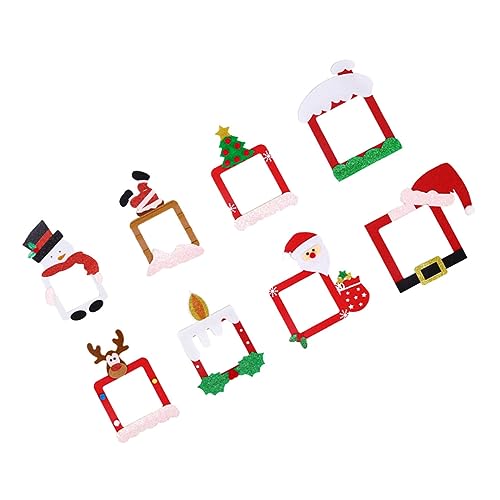 Hohopeti 8St weihnachtsdeko Dekoration Schlafzimmer Wall Decal Dekoration Weihnachten baumweihnacht Aufkleber schalten Der Schalter Schlafzimmer-Lichtabdeckung leichte Dekoration Papier von Hohopeti