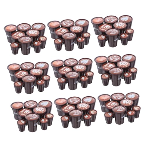 Hohopeti 90 Stück Teiliges Miniatur Resin Kaffeetassen Set mit Japanischem Latte Art Design Detailreiche Mini Kaffeebecher für Puppenhaus DIY Bastelprojekte Partydekoration Miniatur Küchen Hohopeti 90 Stück Teiliges Miniatur Resin Kaffeetassen Set mit Japanischem Latte Art Design Detailreiche Mini Kaffeebecher für Puppenhaus DIY Bastelprojekte Partydekoration Miniatur Küchen von Hohopeti