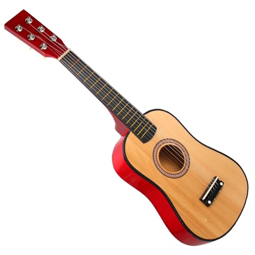 Hohopeti Akustikgitarre Für Anfänger 6 Saitige Folk Gitarre Holzfarbe Ideal Für Kinder Und Kleinkinder Perfektes Musikinstrument Für Den Einstieg Gitarrenspiel von Hohopeti