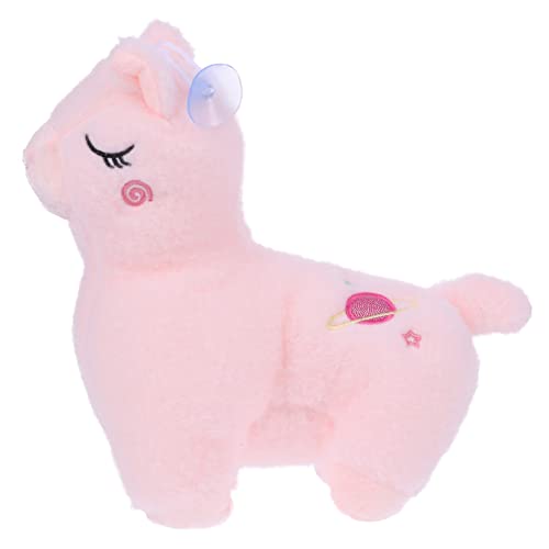 Hohopeti Alpaka-Puppe Flauschige Kuscheltiere Plüsch Tierisches Kuscheltier Kreative Puppe Kuscheltier Alpaka Geburtstagsgeschenk Liefert Alpaka-wurfskissen Dekor Kissen Rosa Pp Baumwolle von Hohopeti