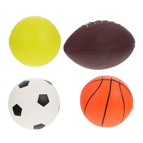 Hohopeti Aufblasbarer Spielball Für Rugby Und Fußball Vielseitiges Sportspielzeug Set Für Kinder Ideal Für Drinnen Und Draußen Fördert Bewegung Und Teamgeist von Hohopeti